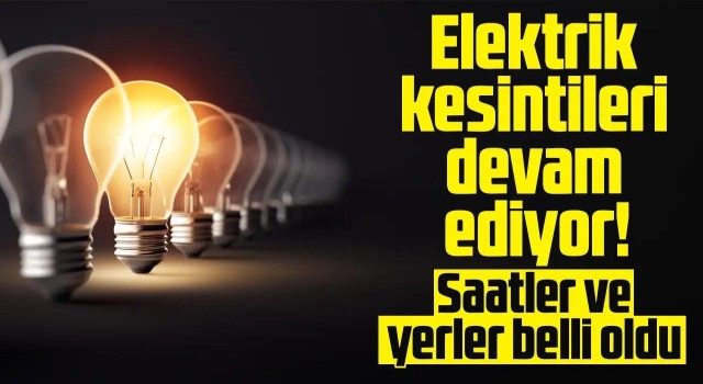 Şanlıurfa’da Planlı Elektrik Kesintisi: 13 İlçede Bakım Çalışması Yapılacak
