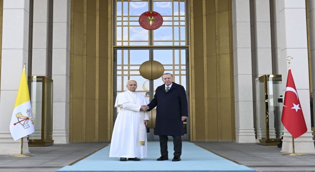 Cumhurbaşkanı Erdoğan, Papa 14’üncü Leo’yu Türkiye’de Ağırladı