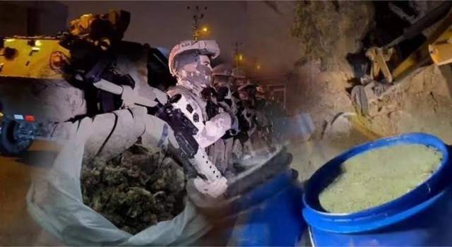 29 İlde Dev Uyuşturucu Operasyonu: 1 Ton 628 Kilo Uyuşturucu Ele Geçirildi