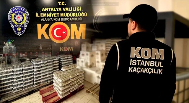 81 İlde Sahte Alkol Operasyonu: Binlerce Şişe Ele Geçirildi