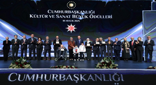 Cumhurbaşkanı Erdoğan, Kültür ve Sanat Büyük Ödülleri Töreni’ne Katıldı