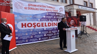 Siirt’te 18 derslikli Atatürk İlkokulu açıldı