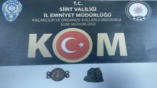 Siirt’te sikke ve obje ele geçirildi