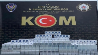 Siirt’te kaçak sigara operasyonunda 2 kişi yakalandı