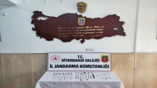 Diyarbakır’da Osmanlı, Bizans ve Urartu dönemlerine ait tarihi eserler ele geçirildi