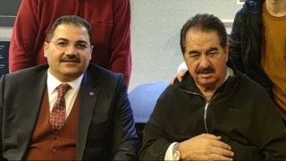 Haliliye Belediye Başkanı Mehmet Canpolat, İbrahim Tatlıses ile bir araya geldi