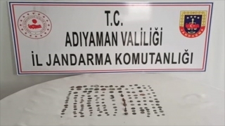 Adıyaman’da 155 parça tarihi eser ele geçirildi
