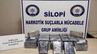 Şırnak’ta bir araçta 31 kilogram eroin ele geçirildi
