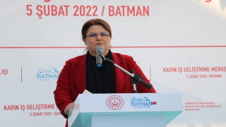 Bakan Yanık, Batman’da Kadın İş Geliştirme Merkezi’nin açılışında konuştu: