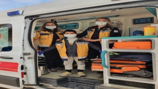 Mardin’de 9 yaşındaki Yunus’un ambulansa binme hayali gerçekleşti