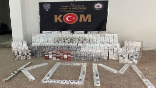 Gaziantep’te 12 bin 530 paket gümrük kaçağı sigara ele geçirildi