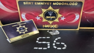 Siirt’te uyuşturucu operasyonunda 2 kişi yakalandı