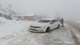 Şırnak’ta kar nedeniyle yolda kalan araçlar kurtarıldı