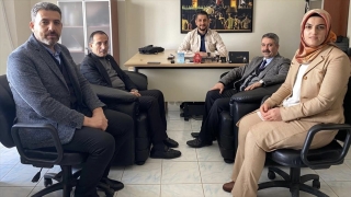 AK Parti Adıyaman il teşkilatından AA’ya ziyaret 