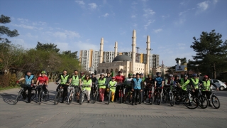 Mardin’de kalp sağlığına dikkati çekmek için pedal çevirdiler