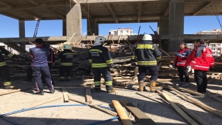 Diyarbakır’da bir inşaatta çökme meydana geldi