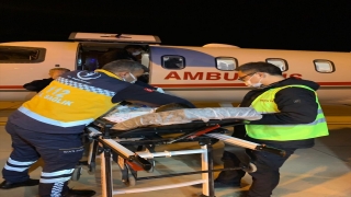 Mardin’de hasta çocuk ambulans uçakla İstanbul’a sevk edildi