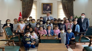 İslahiye Kaymakam Anteplioğlu, öğrencileri kabul etti