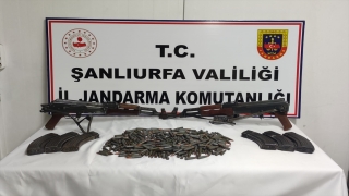 Şanlıurfa’da 2 uzun namlulu silah ve 323 mermi ele geçirildi