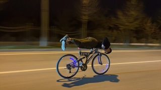 Gaziantep’te bisikletlilerin tehlikeli yolculuğu kameraya yansıdı