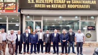 AK Parti il teşkilatından bir heyet Kızıltepe’de çeşitli ziyaretlerde bulundu