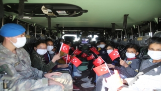 Barış Pınarı Harekatı bölgesinden Türkiye’ye getirilen çocuklar doyasıya eğlendi