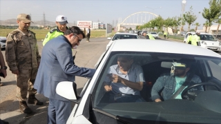 Kızıltepe’de emniyet kemeri uygulaması yapıldı