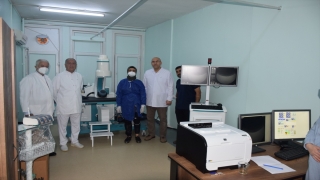 Gaziantep’te 25 Aralık Devlet Hastanesi’nde taş kırma cihazı kazandırıldı