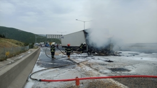 Gaziantep’te iki tırın çarpıştığı kazada 1 kişi yaralandı 