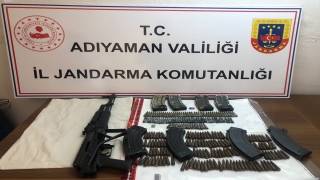 Adıyaman’da teröristlere ait silah ve yaşam malzemeleri ele geçirildi