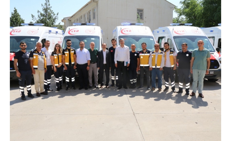 8 ambulans daha Şanlıurfa'da hizmet verecek