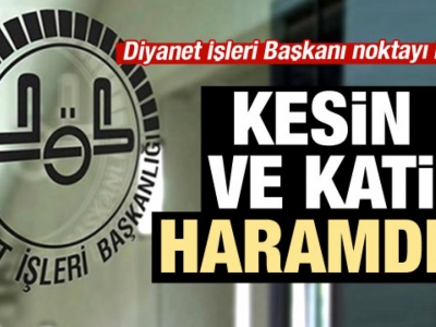 Diyanet son noktayı koydu!