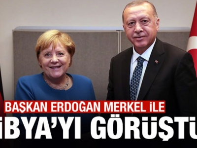 Başkan Erdoğan Merkel ile görüştü