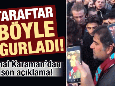 Taraftar böyle uğurladı