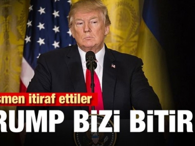 ABD resmen itiraf etti: Trump bizi bitirdi