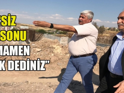 ''Sayın vekil bugün yılsonu kavşaktan geçecek miyiz?”