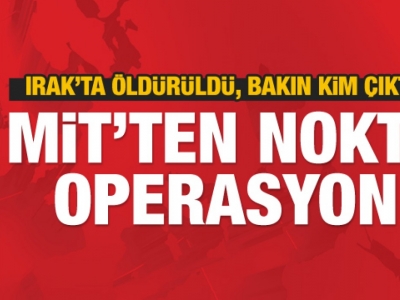 Son dakika: MİT'ten nokta operasyonu