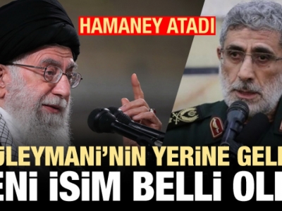 Hamaney açıkladı! İşte Kasım Süleymani'nin yerine atanan yeni isim