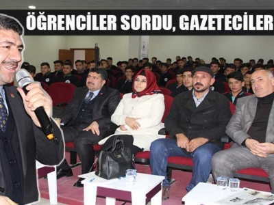 Gazeteci ve Yazarlar Derneği öğrencilerle buluştu