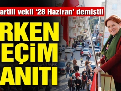 Acil bir seçim görmüyorum