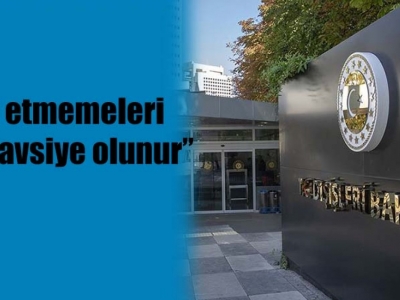 Dışişleri Bakanlığından Irak ve İtalya’ya seyahat uyarısı