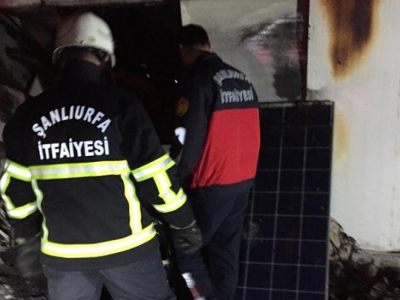 Urfa'daki taş ocağında yangın!