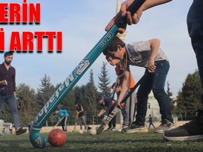 Suruç'ta hokey ilgi odağı oldu!