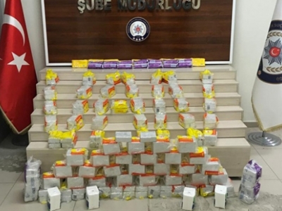 187 kilogram eroin ele geçirildi