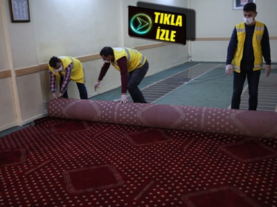 Banklar söküldü, halılar toplandı!
