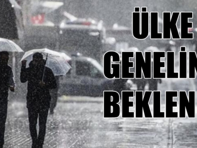 Meteorolojiden yağış uyarısı!