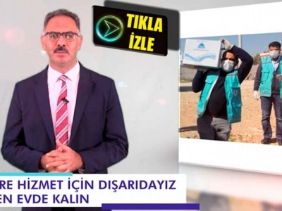 Belediye Başkanı'ndan 3 dilde evde kalın çağrısı