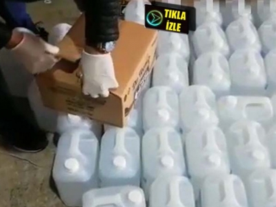 Şanlıurfa’da sahte temizlik ürünü operasyonu!