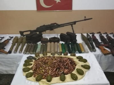 Akçakale'de mühimmat ele geçirildi!