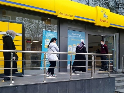PTT'den dağıtılan sosyal yardımlar evlere teslim edilecek